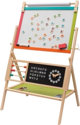 Tableau en bois pour enfants 2-en-1 Montessori BABY MIX