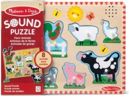 Melissa & Doug puzzle sonores en bois