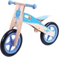 Bigjigs Toys draisienne en bois bleue