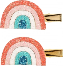 Barrettes à cheveux avec motif arc-en-ciel