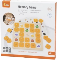 Grand jeu de mémoire en bois Viga avec images