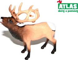 Figurine de cerf peinte à la main 10 cm