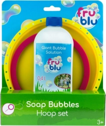 FRU BLU set anneau pour bulles de savon géantes + solution 0,4 l