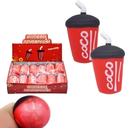 Gobelet cola antistress à presser 12 cm