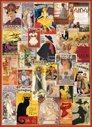 Puzzle Vintage affiches d’opéra et de théâtre 1000 pièces EUROGRAPHICS