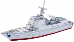 Robotime puzzle 3D destroyer de torpilles Type 052C coloré