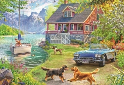 Puzzle Ravensburger Été au bord du lac 200 pièces