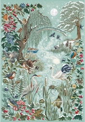 Puzzle The Art File : rivière gelée 1000 pièces