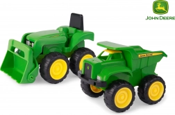 Set enfant tracteur JOHN DEERE avec benne basculante 16 cm