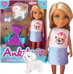 Woopie Royal poupée avec poussette et petit chien