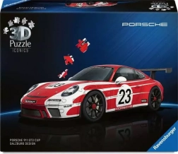 Puzzle 3D RAVENSBURGER Iconics : PORSCHE 911 GT3 Cup Salzburg – 108 pièces