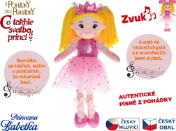 Poupée princesse Babetka 35 cm chantant en tchèque