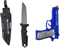 Set de jeu policier PLEJO avec pistolet sonore et couteau