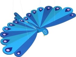 Paon volant en bois VILAC – décoration suspendue