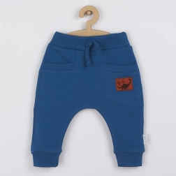 Pantalon de survêtement en coton pour bébé Nicol Ivo bleu