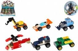 Jeu de construction véhicules dans une boule