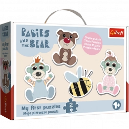 Puzzle Baby Classic Amitié des bébés – BOBAŠKI I MIŚ (Trefl)
