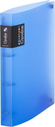 Classeur Opaline bleu A4 à anneaux