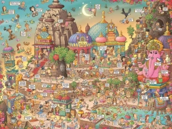 Puzzle Pays du yoga 1500 pièces HEYE