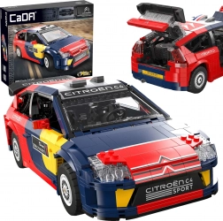 Kit de construction CADA voiture de course CITROËN C4 WRC 1:12 (1569 pièces)