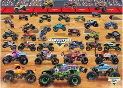 Puzzle EUROGRAPHICS Monster Jam – ensemble de camions, 1000 pièces