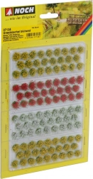 Touffes d’herbe fleuries lot de 104 pcs