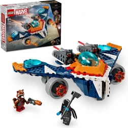 Lego Marvel Warbird de Rocket vs Ronan