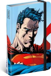 Carnet ligné Superman A6 World Hero, 172 pages, reliure rigide et élastique