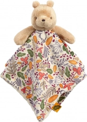 Doudou peluche OURSON WINNIE avec tissu à motifs