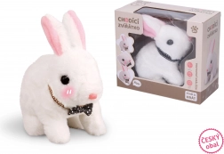 Lapin marcheur avec effets lumineux et sonores 16 cm