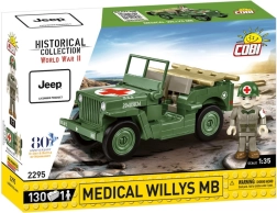 COBI Medical Willys MB – kit de construction d’une jeep sanitaire 1:35, 130 pièces