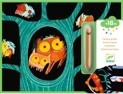 Images à gratter d'animaux pour les tout-petits de Djeco