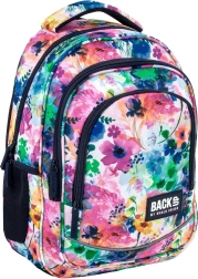 Set scolaire BackUP Spring Flowers 2en1 – sac à dos et trousse équipée