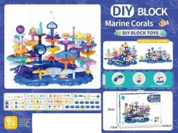 Coffret de construction « mer de corail et fleurs » – 76 pièces