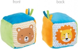 Cube motorique en textile Ours/Lion Goki