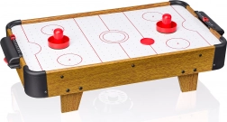 Air hockey de table au décor bois