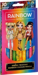 Crayons de couleur ASTRA Rainbow High Jumbo arc-en-ciel, 10 pcs