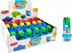 Set de modelage COLOUR DOUGH avec rouleau et tampons