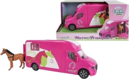 Transporteur de chevaux rose pour enfants