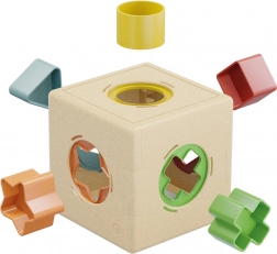 quercetti boîte à formes kubo playbio cube de tri pour tout-petits