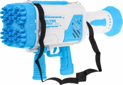 Pistolet à bulles pour enfants 3+ avec ventilateur et recharge – Bleu