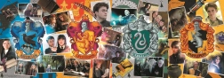 Puzzle 1000 pièces quatre maisons de Poudlard HARRY POTTER