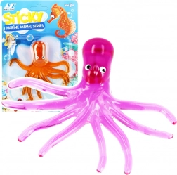 Pieuvre en caoutchouc adhésive
