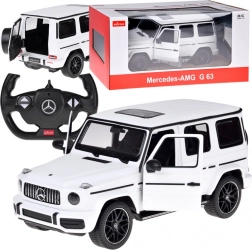 Rastar voiture radiocommandée MERCEDES-AMG G 63 1:14 avec lumières – blanc