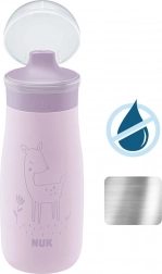 Bouteille pour enfants NUK Mini-Me Sip inox 300 ml (9+ mois) violet