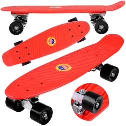 Fiszka skateboard pour enfants jusqu’à 50 kg – Rouge