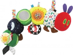 peluche textile d’éveil chenille très affamée rainbow