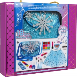 Set de maquillage pour enfants avec jupe bleu glacé