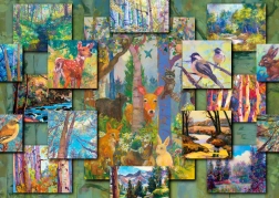 Puzzle Collage de forêt 1000 pièces