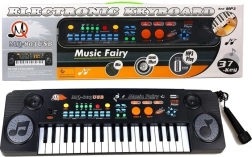 Clavier électronique pour enfants avec micro, 37 touches, USB et MP3